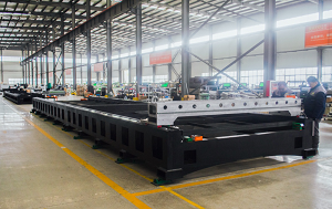 Laser plate cutting machine